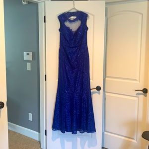 JS Collection Blue Formal Gown Size 12